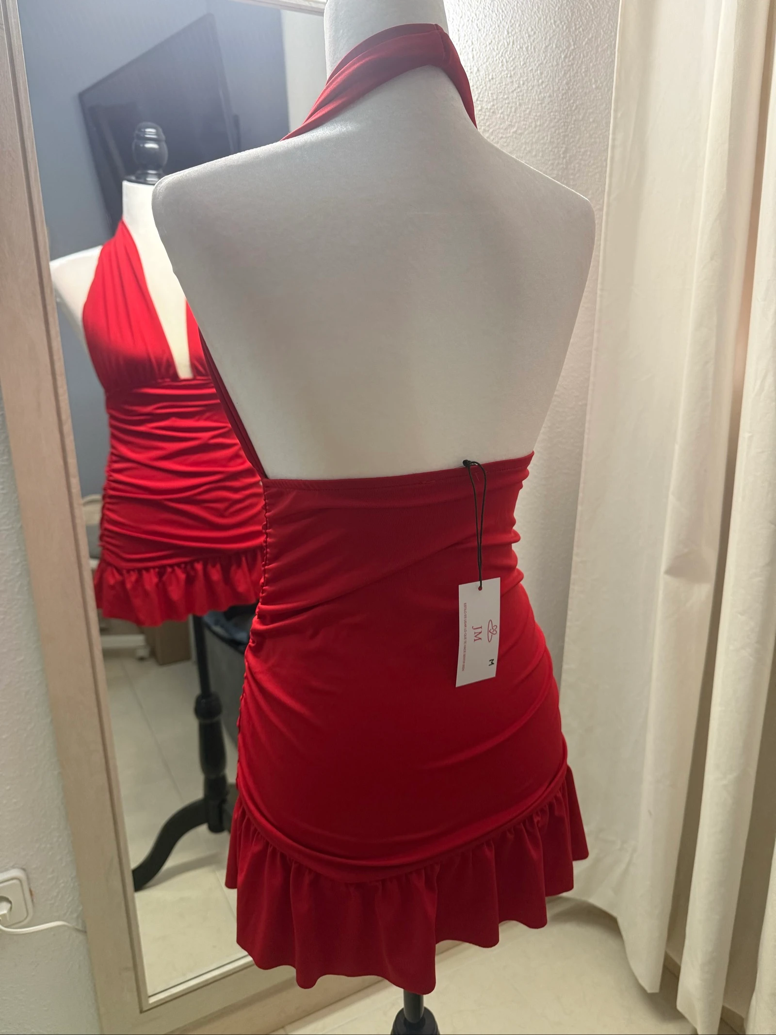 Rode mini-jurk – photo 3